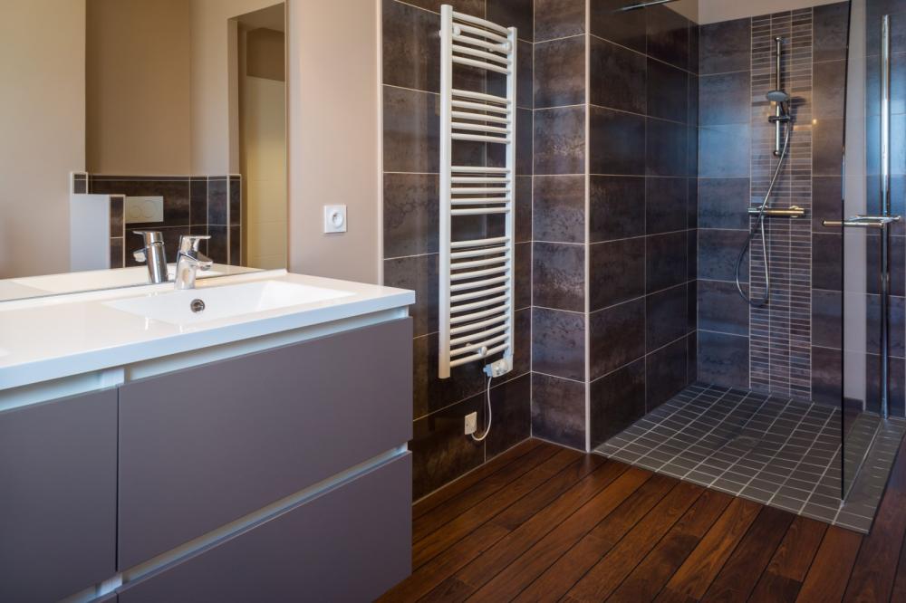 Parquet salle de bain